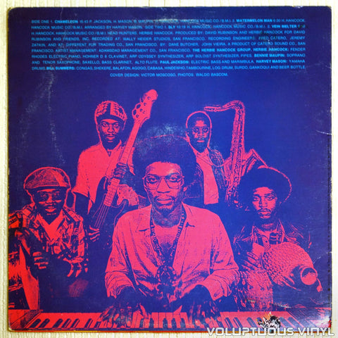 Herbie Hancock ‎– Head Hunters - Vinyl Record - Back Cover