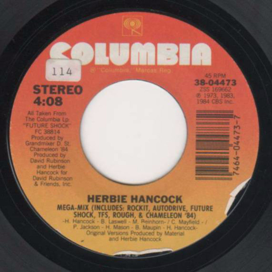 Herbie Hancock ‎– Mega-Mix / TFS - Vinyl Record - Single