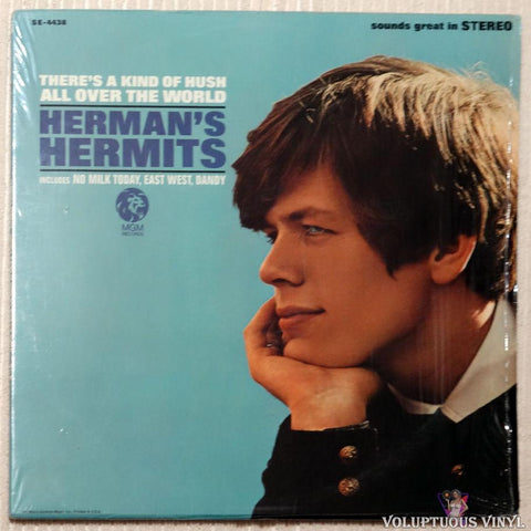 Herman's Hermits ‎– There's A Kind Of Hush All Over The World vinyl record front cover