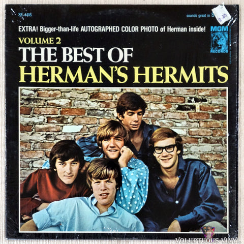 Herman's Hermits ‎– Volume 2: The Best Of Herman's Hermits vinyl record front cover