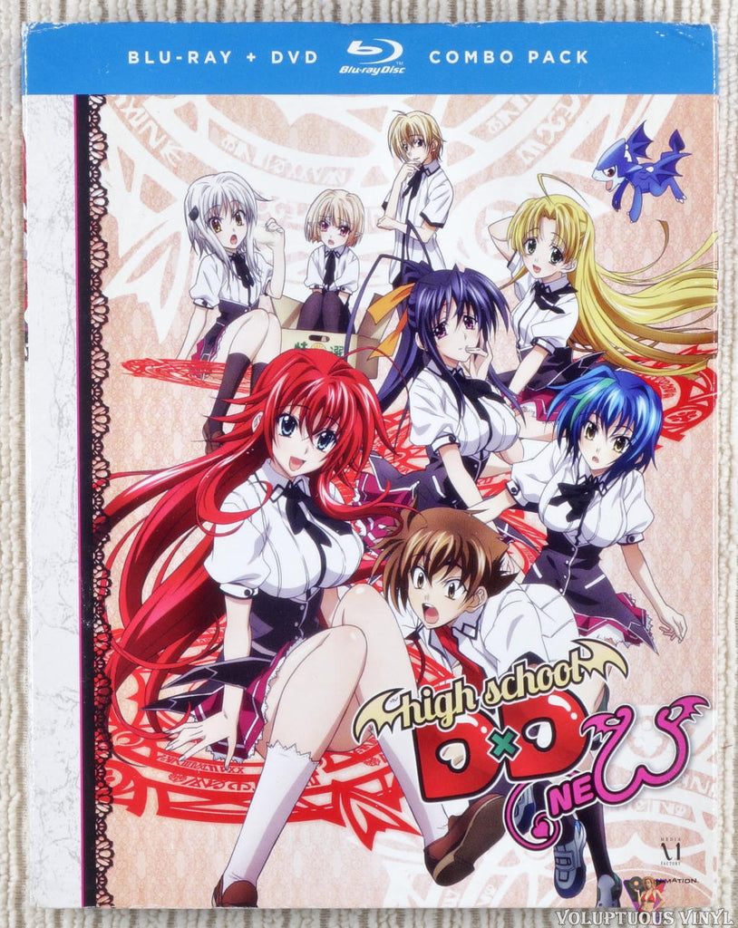 High School DxD New Blu-ray & DVD front cover