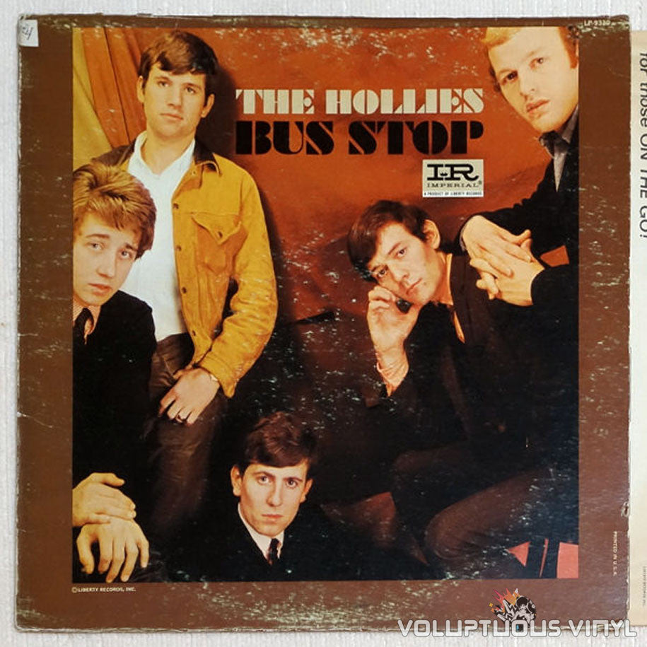 The Hollies – Bus Stop vinyl record front cover