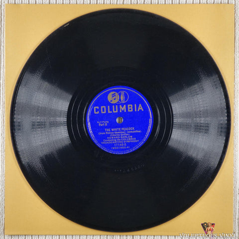 Howard Barlow Conducting The Columbia Broadcasting Symphony – The White Peacock shellac 