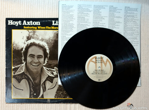 Hoyt Axton ‎– Life Machine vinyl record