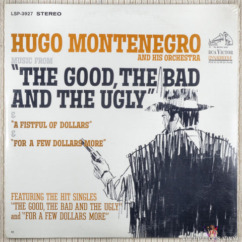 Hugo Montenegro And His Orchestra – Music From "A Fistful Of Dollars" & "For A Few Dollars More" & "The Good, The Bad And The Ugly" vinyl record front cover