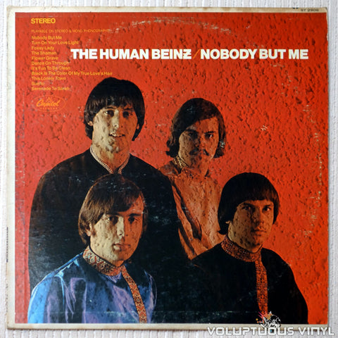 The Human Beinz ‎– Nobody But Me - Vinyl Record - Front Cover