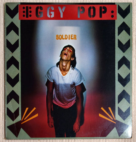 Iggy Pop Soldier Front Cover Vinyl Record