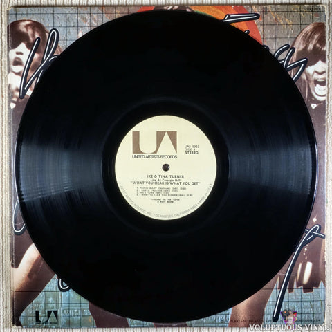 Ike & Tina Turner ‎– What You Hear Is What You Get (Live At Carnegie Hall) vinyl record