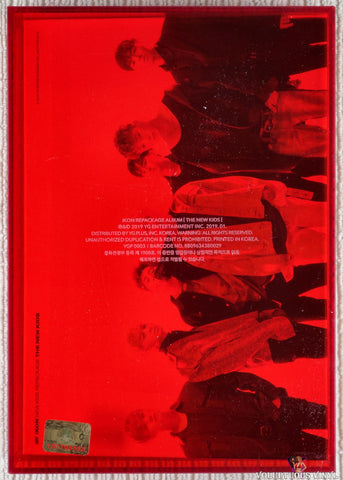 iKON ‎– The New Kids CD back cover