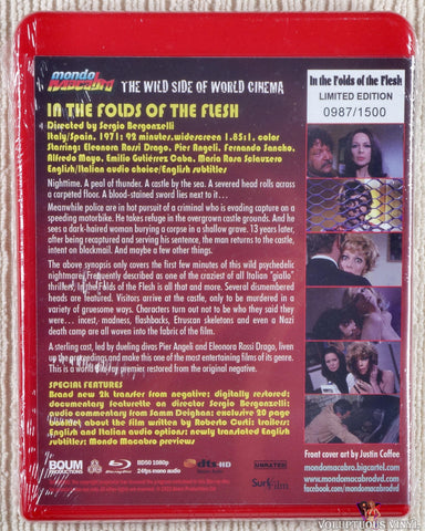 In The Folds Of The Flesh Blu-ray back cover