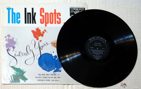 The Ink Spots ‎– Sincerely Yours vinyl record
