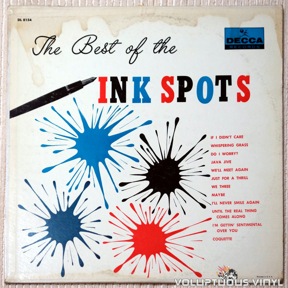 Ink Spots ‎– The Best Of The Ink Spots - Vinyl Record - Front Cover