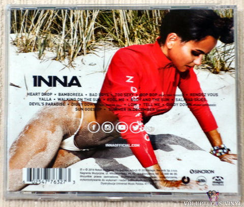 Inna ‎– INNA CD back cover