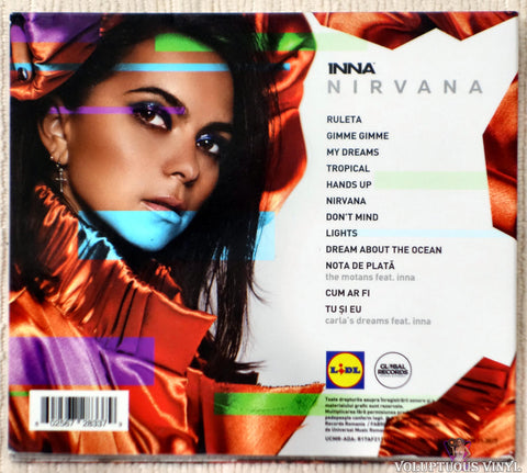 Inna ‎– Nirvana CD back cover