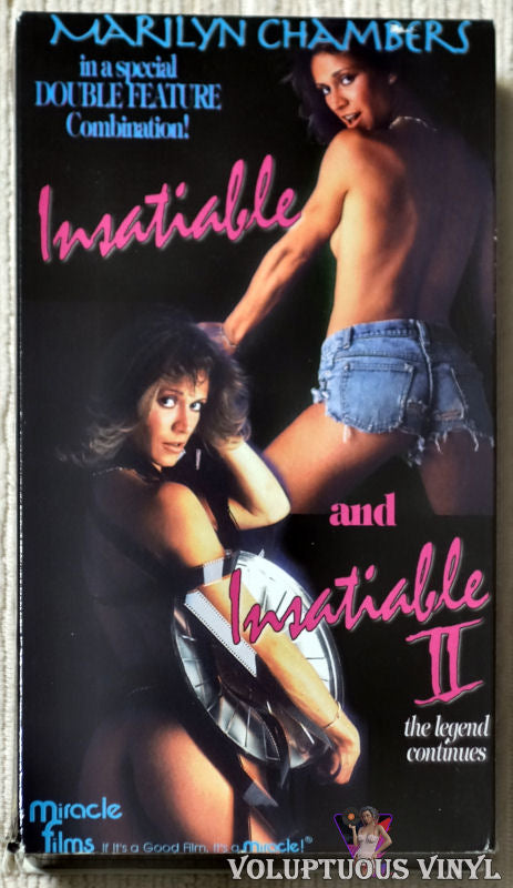 Insatiable And Insatiable II VHS front cover