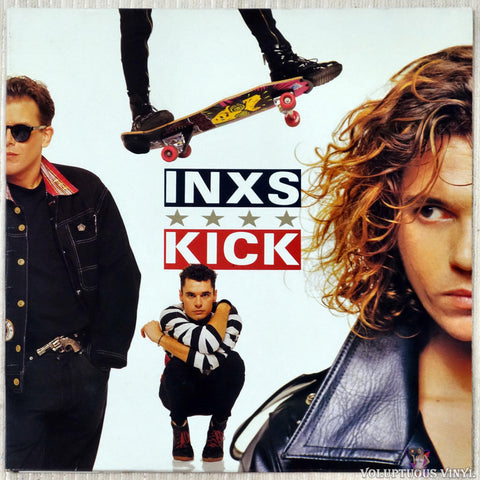 INXS ‎– Kick vinyl record front cover