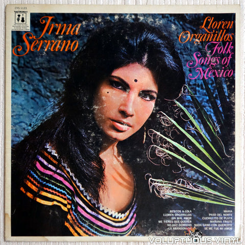 Irma Serrano ‎– Folk Songs Of Mexico - Vinyl Record - Front Cover