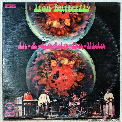 Iron Butterfly ‎– In-A-Gadda-Da-Vida vinyl record front cover