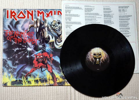 Iron Maiden ‎– The Number Of The Beast - Vinyl Record
