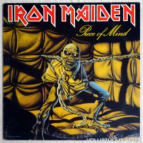Iron Maiden ‎– Piece Of Mind - Vinyl Record - Front Cover