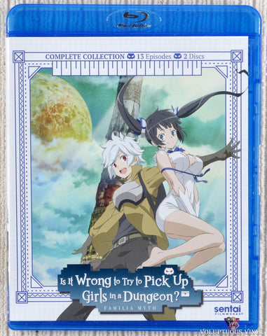 Is It Wrong To Try To Pick Up Girls In A Dungeon?: Complete Collection Blu-ray front cover