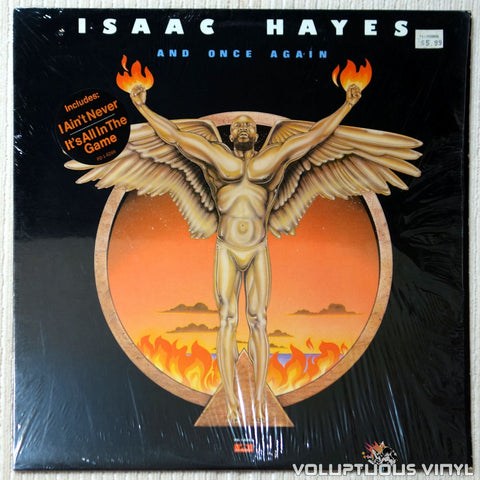 Isaac Hayes ‎– And Once Again vinyl record front cover