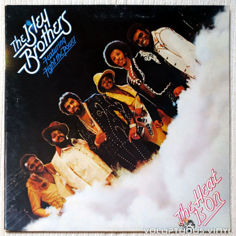 The Isley Brothers ‎– The Heat Is On vinyl record front cover