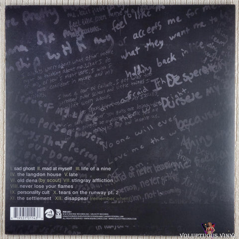 Issues ‎– Issues vinyl record back cover