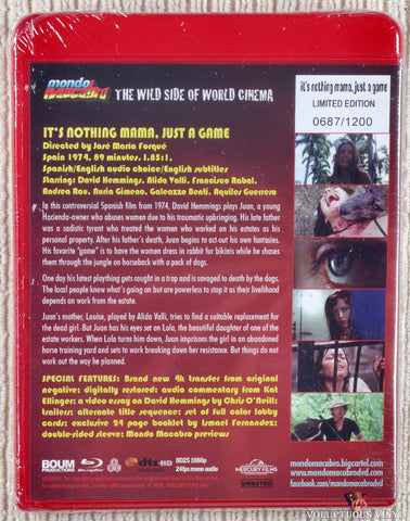 It's Nothing Mama, Just A Game Blu-ray back cover