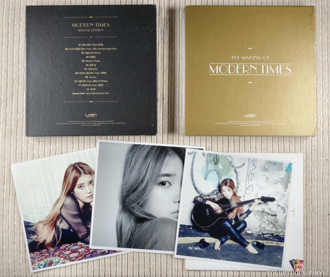 IU – Modern Times CD/DVD back covers