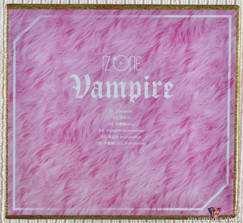 IZ*ONE ‎– Vampire CD back cover
