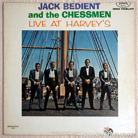 Jack Bedient And The Chessmen ‎– Live At Havey's - Vinyl Record - Front Cover