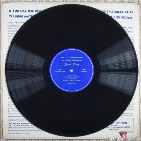 Jack Lacy – Hot Button Salesmanship vinyl record