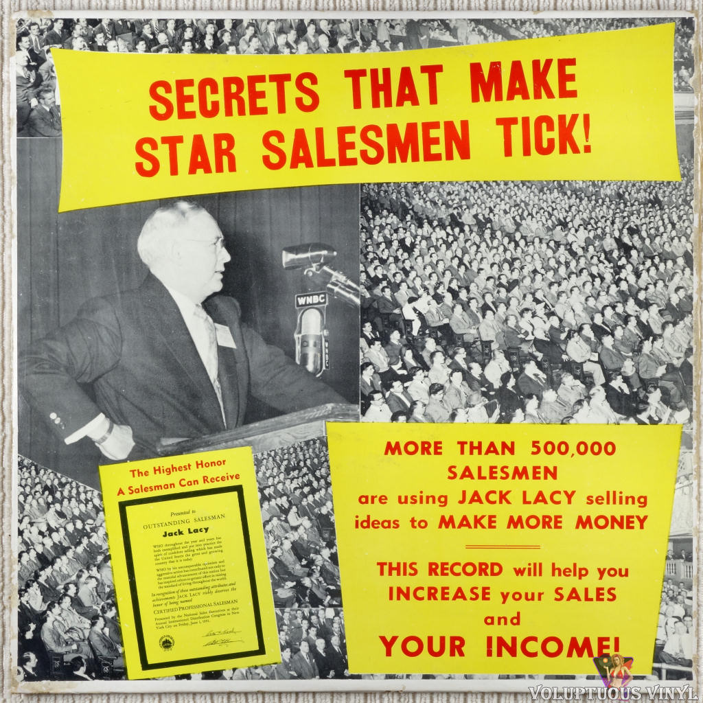 Jack Lacy – Secrets That Make Star Salesmen Tick! vinyl record front cover