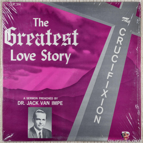 Jack Van Impe ‎– The Greatest Love Story vinyl record front cover