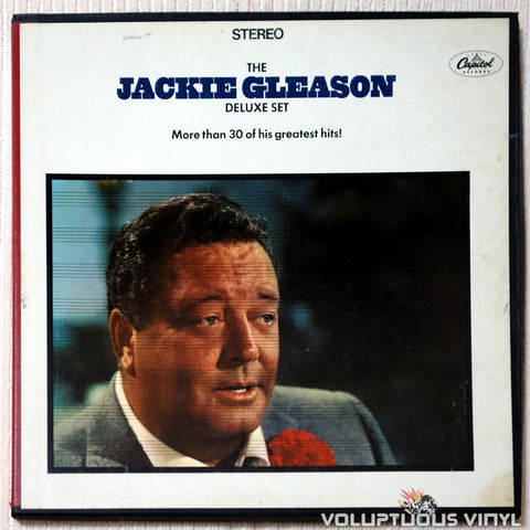 Jackie Gleason ‎– The Jackie Gleason Deluxe Set vinyl record front cover
