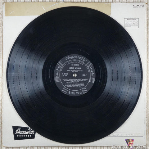 Jackie Wilson – So Much vinyl record
