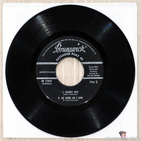 Jackie Wilson ‎– The Versatile Jackie Wilson vinyl record Side B
