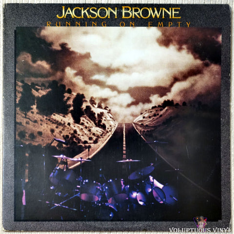Jackson Browne ‎– Running On Empty vinyl record front cover