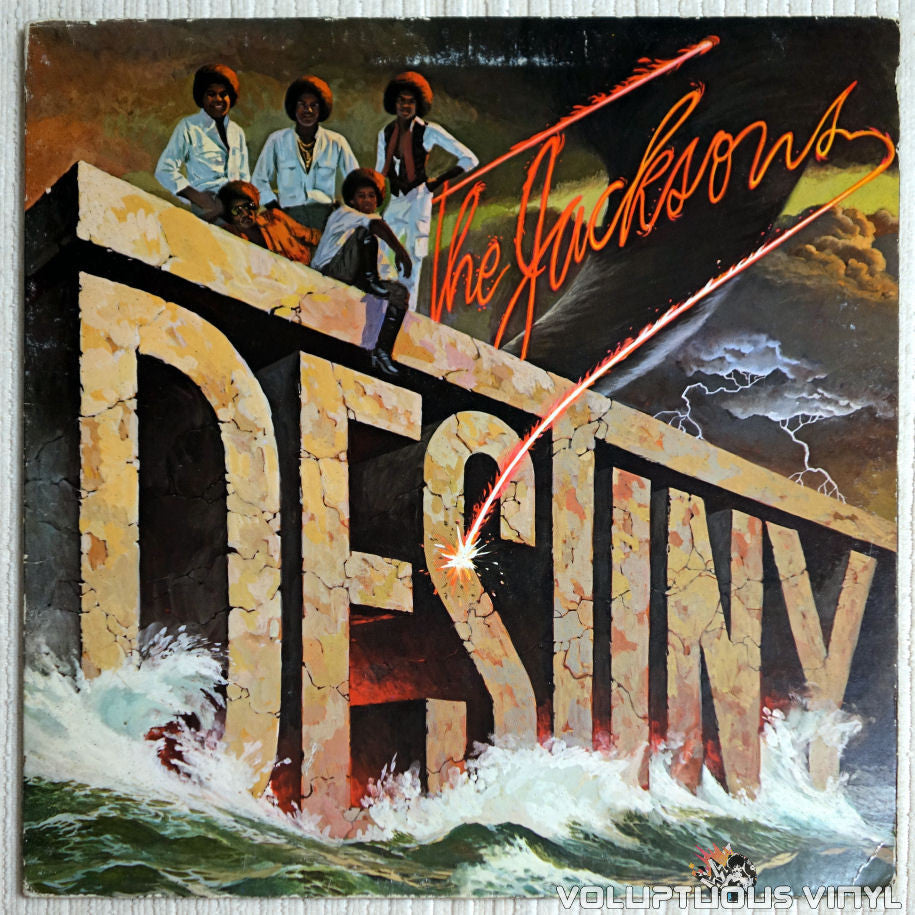The Jacksons ‎– Destiny - Vinyl Record - Front Cover