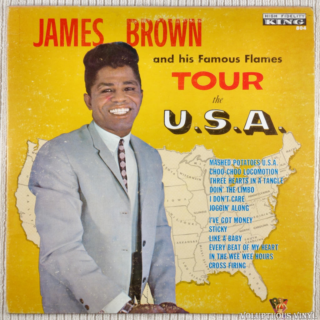 James Brown & The Famous Flames – Tour De U.S.A. vinyl record front cover