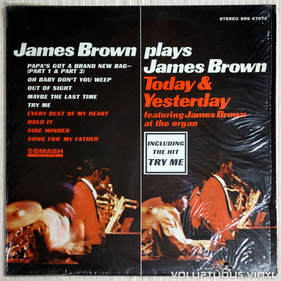 James Brown ‎– James Brown Plays James Brown: Today & Yesterday - Vinyl Record - Front Cover