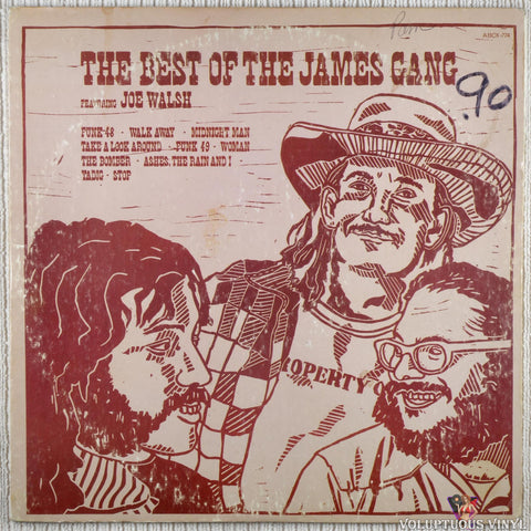 James Gang Featuring Joe Walsh – The Best Of The James Gang Featuring Joe Walsh vinyl record front cover