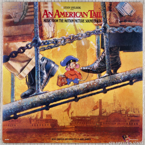 James Horner ‎– An American Tail (Music From The Motion Picture Soundtrack) vinyl record front cover