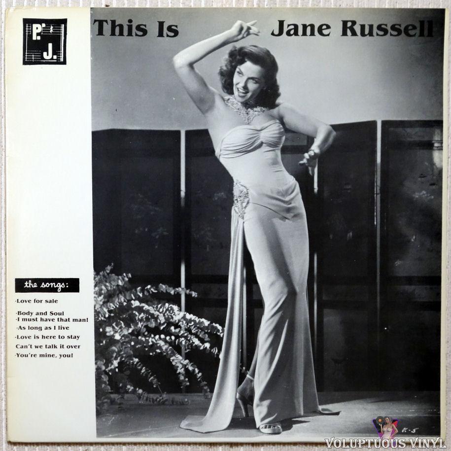 Jane Russell ‎– This Is Jane Russell vinyl record front cover