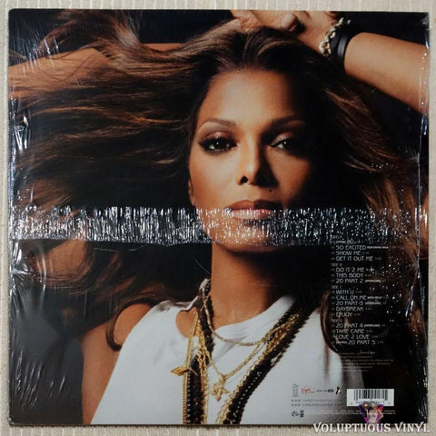 Janet Jackson – 20 Y.O. vinyl record back cover