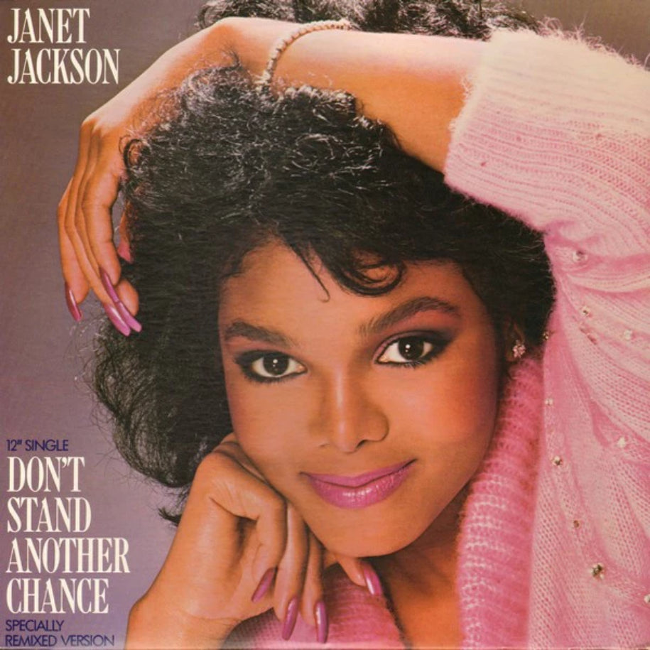 Janet Jackson ‎– Don't Stand Another Chance vinyl record front cover