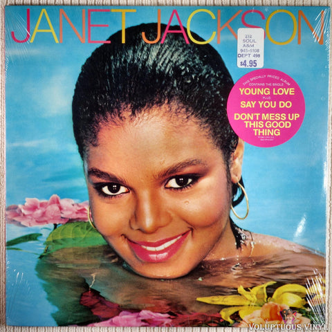 Janet Jackson ‎– Janet Jackson vinyl record front cover
