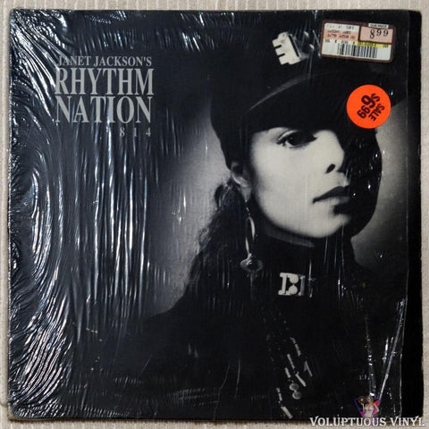 Janet Jackson ‎– Rhythm Nation 1814 vinyl record front cover