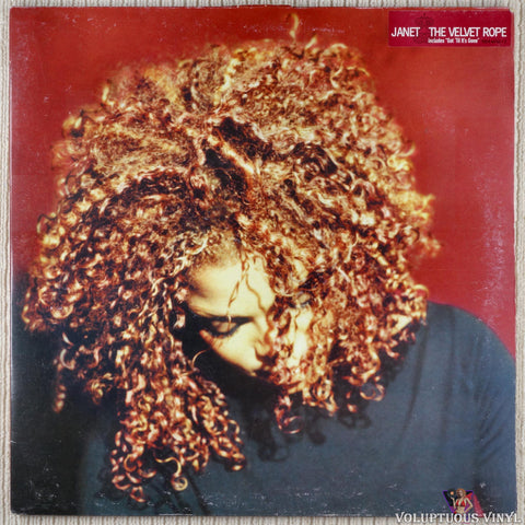 Janet Jackson – The Velvet Rope vinyl record front cover